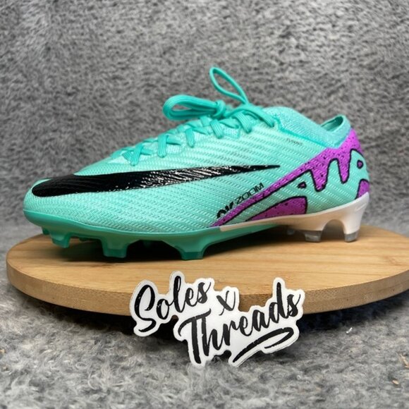 Nike Zoom Mercurial Vapor 15 Elite FG Soccer Size 6 Men Turquoise DJ4978-300